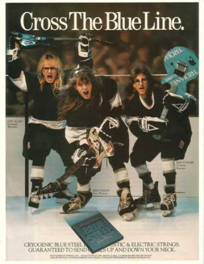 J Allen J Dixon E Turner Warrant Hockey Markley (1990)