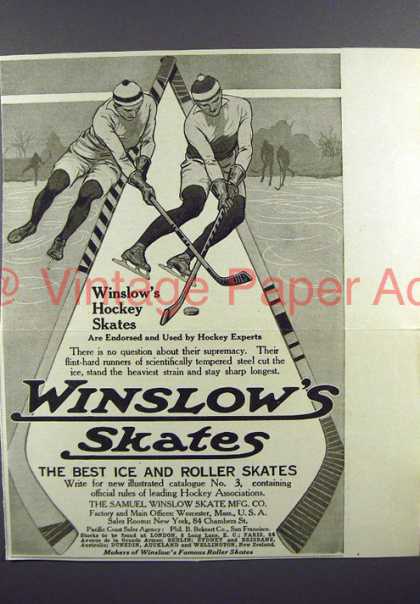 Winslow’s Hockey Skates (1913)