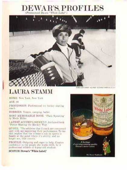 Dewar’s White Label Scotch – Hockey’s Laura Stramm (1975)